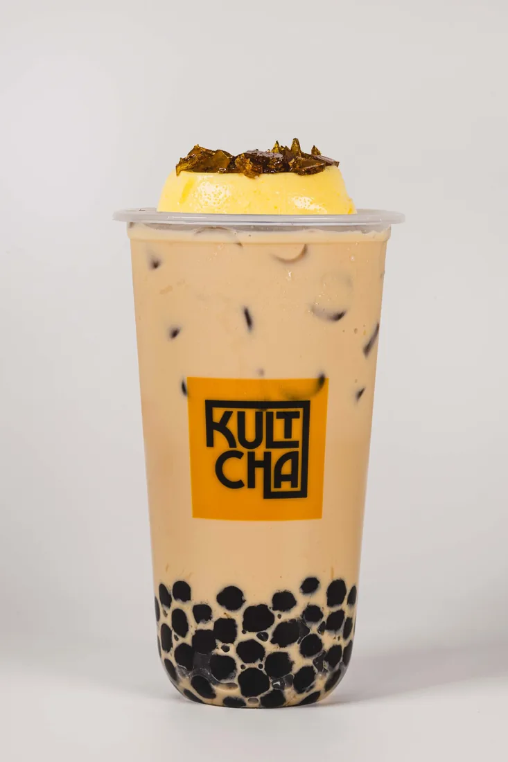 Kultcha Kreme Brulee — bubble tea and Vietnamese coffee at Kultcha, Cairns Central